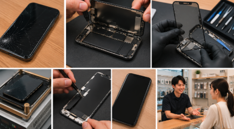 画面全部じゃない？高槻iPhone修理の“ガラス交換”のリアル